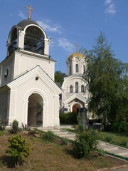 The temple in honor of St. Alexander Nevsky in the city of Donetsk