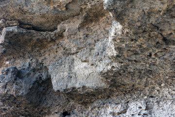 Relief surface of the rock