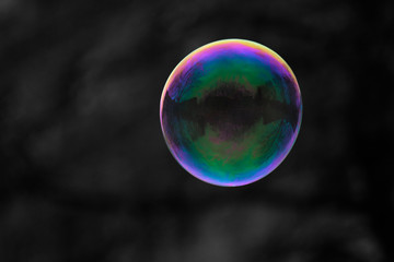 pompa de jabón con degradado de colo