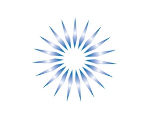 Vector Icon Logo Template Sun light design