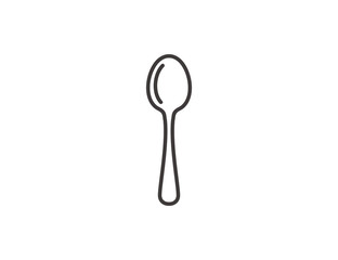 Spoon icon vector