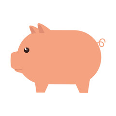 piggy savings isolated icon