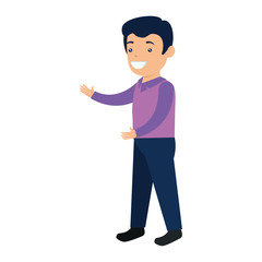 elegant businessman avatar character