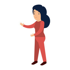 elegant businesswoman avatar character