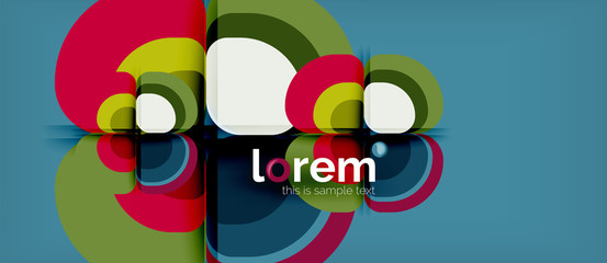 Geometric modern abstract background