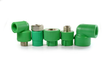 Tools and materials for sanitary works.