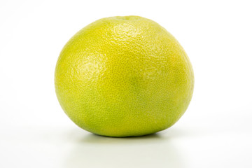 Fresh grapefruit on white background