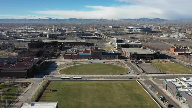 A Flight Over An Old Denver Brewery