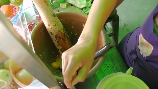 Som-Tum,
Papaya Salad,
Traditional Papaya Salad,
Thai Local Food,
Thailand