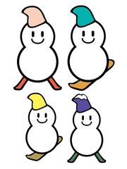 スノースポーツ雪だるま