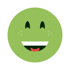 Fototapeta premium Chat emoji emoticon