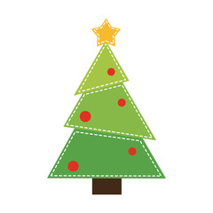 Christmas cartoon isolated concept