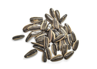 Sun Flower seed on white background