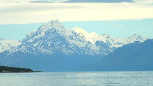 View of Mount Cook and Lake Pukaki
