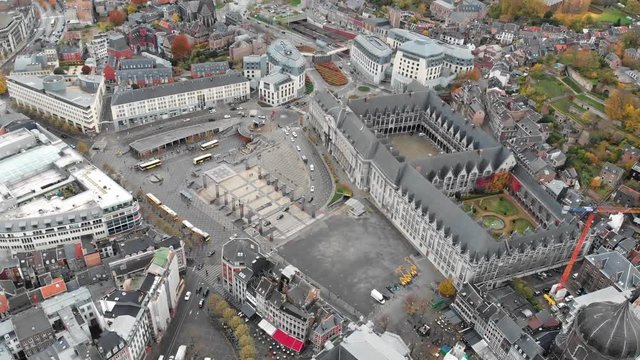Birds eye view from Li&radic;&reg;ge, Belgium.