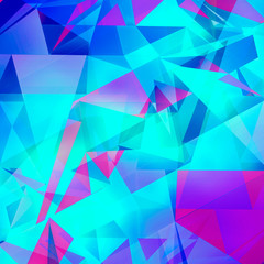 abstract colorful background hard shapes