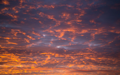 tragic sky, yellow-pink clouds