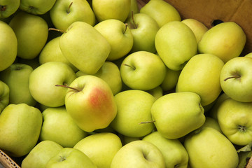 fresh green apples