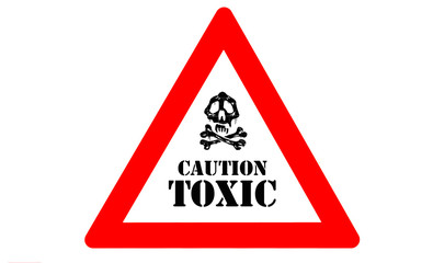 Obraz premium Toxic warning