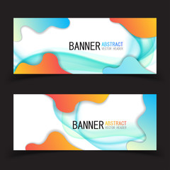 Obraz premium Banner future geometric patterns. Eps10 vector. Perfect background design for headline and sale banner.