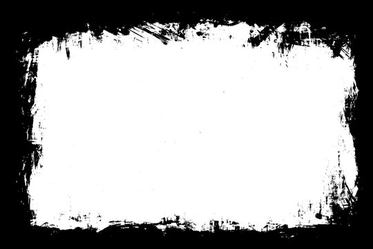 Abstract Black Photo Edge / Overlay for Landscape Photos