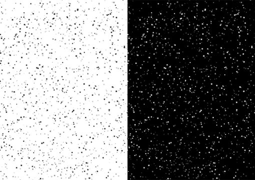 Stars scatter texture half tone black and white concept abstract background vector illustration