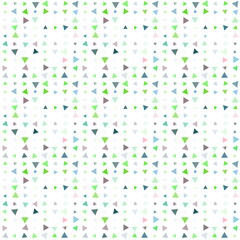 Abstract seamless pattern background with multi-colored varied triangles.