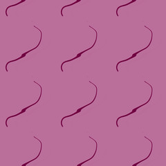 Seamless pattern background with multi-colored wavy lines.