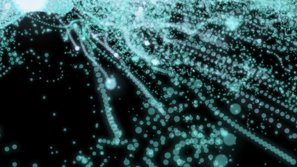 Abstract background with circles and lines. Different shades and thickness.