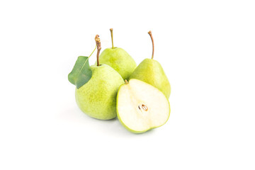 Pear isolated on white background.