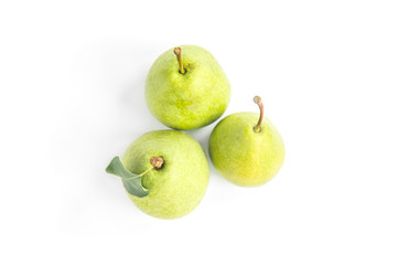 Pear isolated on white background.