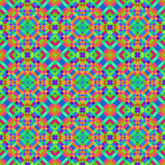 Seamless pattern background from a variety of multicolored squares.