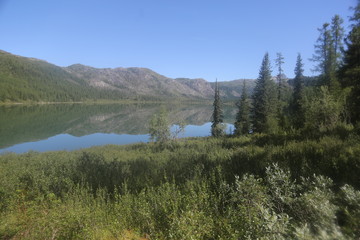 lake in the mountains