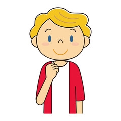 外国人女性 ガッツポーズ