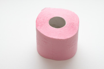 toilet paper pink