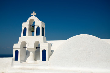 Fototapeta premium Church, Santorini, Greece