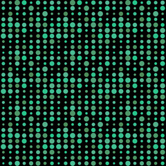 Obraz premium Seamless abstract pattern background with a variety of colored circles.