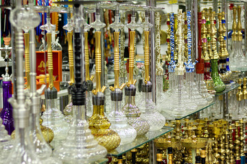 Various hookah glass and glass