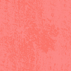 Textured coral seamless vector pattern - living coral, color of the year