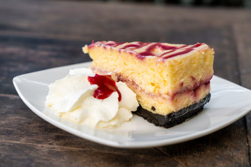 raspberry cheese cake