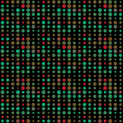 Seamless abstract pattern background with a variety of colored circles.