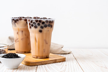 Taiwan milk tea with bubble