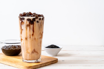 Taiwan milk tea with bubble