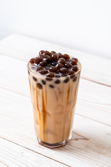 Taiwan milk tea with bubble