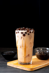 Taiwan milk tea with bubble