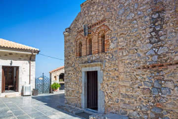 Monastery Kera Kardiotissa in the mountains of Crete. Greece