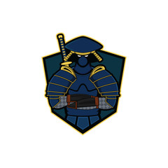 cool ninja logo design