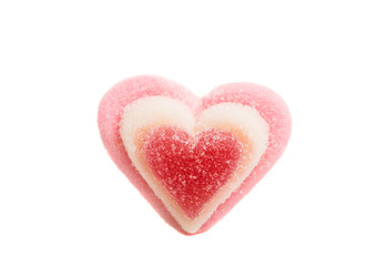 Naklejka na ściany i meble jelly hearts isolated