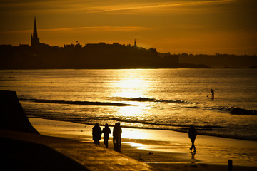 Saint-Malo soleil couchant