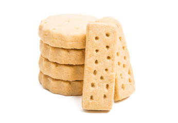 butter cookies isolated
